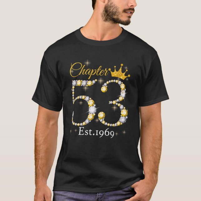 Frauen Kapitel 53 EST 1969 53 Jahre alt 53. Geburt T-Shirt (Vorderseite)