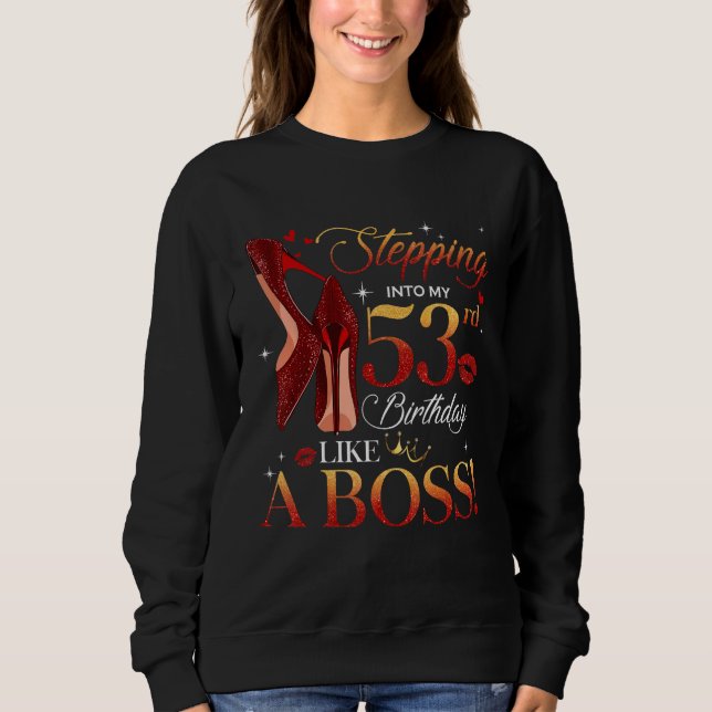 Frauen Kapitel 53 Fabulous seit 1970 53. Birthda Sweatshirt (Vorderseite)