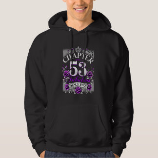 Frauen Kapitel 53 Fabulous seit 1972 53. Birthda Hoodie