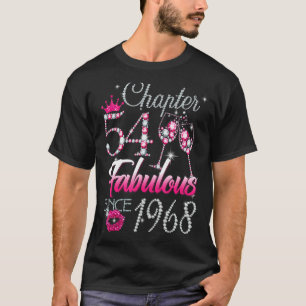 Frauen Kapitel 54 Fabelhaft Seit 1968 54. Birthda T-Shirt