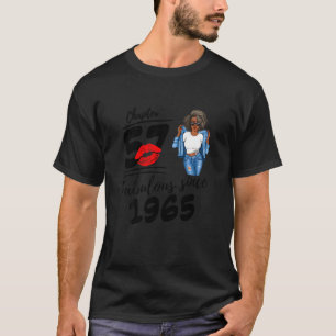 Frauen Kapitel 57 Fabelhaft Seit 1965 Schwarze Gir T-Shirt