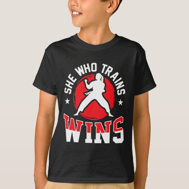 Frauen Karate  T-Shirt (Vorderseite)