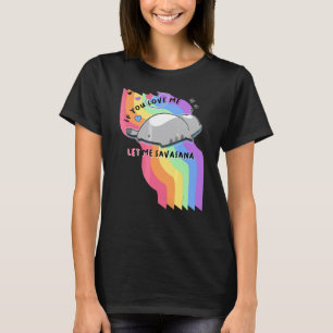 Frauen Katze Yoga Wenn Du Mich Liebst Lass Mich Sa T-Shirt