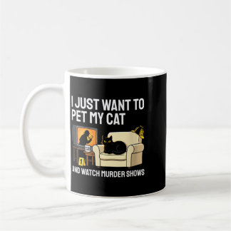 Frauen Katzen Lieben Und Krimiserien Schauen Lusti Kaffeetasse