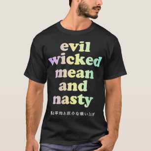 Frauen Kawaii Japan Tet Pastell Goth Böse Schlecht T-Shirt