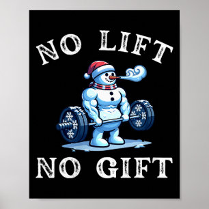 Frauen Kein Heben Kein Geschenk Lustiger Workout S Poster