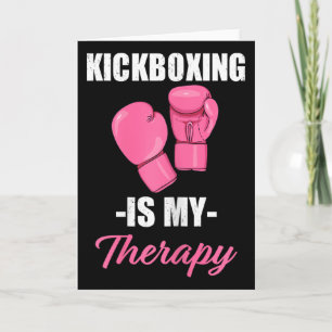 Frauen Kickboxen Ist Meine Therapie Tolles Geschen Karte