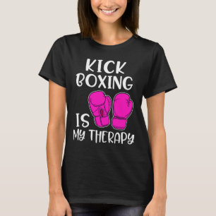 Frauen Kickboxen Shirt Ist Meine Therapie Lustig C