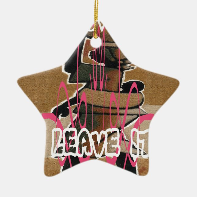 Frauen & Kinder Das Leben ist nicht fair; gewöhnen Keramik Ornament (Vorne)