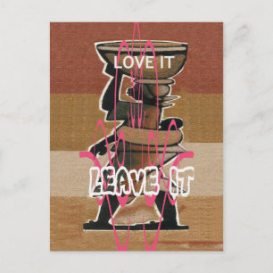 Frauen & Kinder Das Leben ist nicht fair; gewöhnen Postkarte