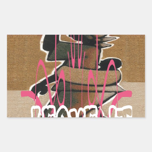 Frauen & Kinder Das Leben ist nicht fair; gewöhnen Rechteckiger Aufkleber (Vorderseite)