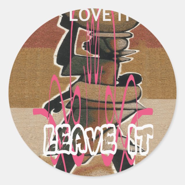 Frauen & Kinder Das Leben ist nicht fair; gewöhnen Runder Aufkleber (Vorderseite)