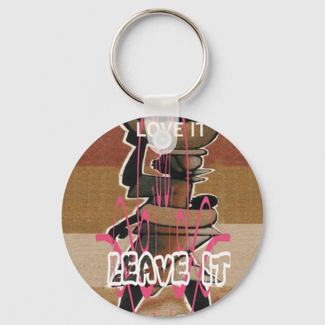 Frauen & Kinder Das Leben ist nicht fair; gewöhnen Schlüsselanhänger (Vorderseite)