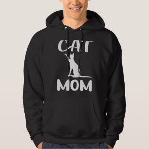 Frauen Kinder Katze Mama Tier Katze Mama Katze Kat Hoodie