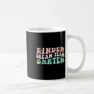 Frauen Kindergarten Dream Team Retro Groovy Teache Kaffeetasse