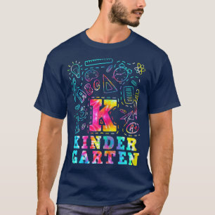 Frauen Kindergarten Gefärbte Krawatte Hallo Sommer T-Shirt