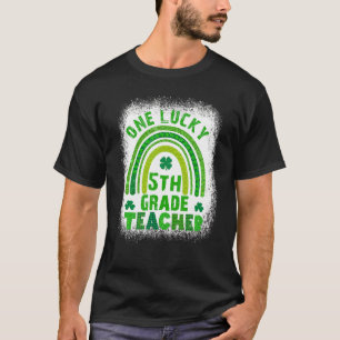 Frauen Kleeblatt Ein glücklicher Lehrer St Patrick T-Shirt