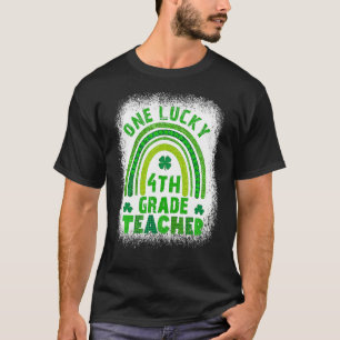 Frauen Kleeblatt Ein glücklicher Lehrer St Patrick T-Shirt
