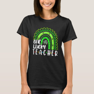 Frauen Kleeblätter Ein glücklicher Lehrer St Patri T-Shirt
