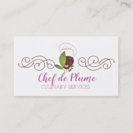 Frauen-Kochs-Geschäftskarte des Chic afrikanische Visitenkarte