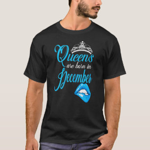 Frauen Königinnen Geboren im Dezember Capricorn Sa T-Shirt