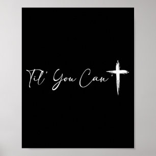 Frauen können christliche Motivation nicht übersch Poster