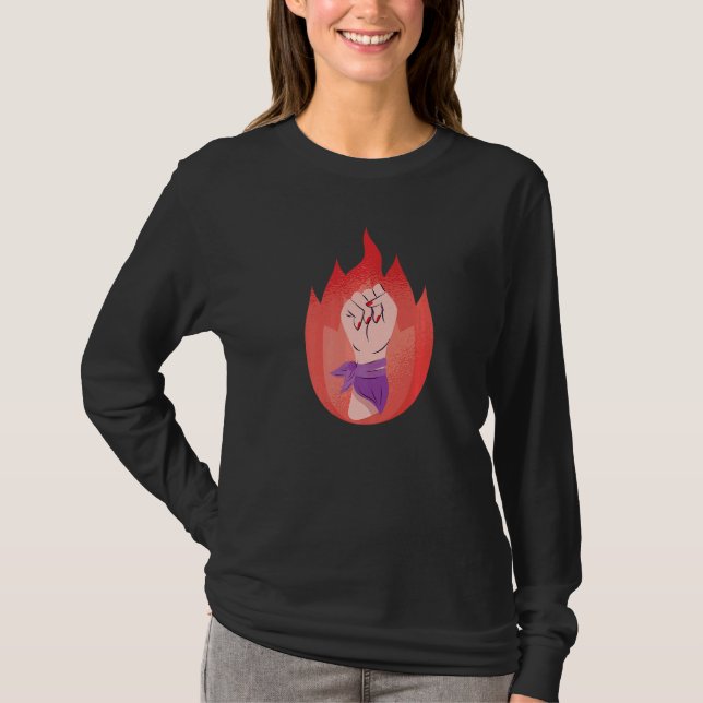 Frauen können Inspiration fördern T-Shirt (Vorderseite)