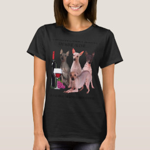 Frauen können nicht allein auf Wein überleben T-Shirt