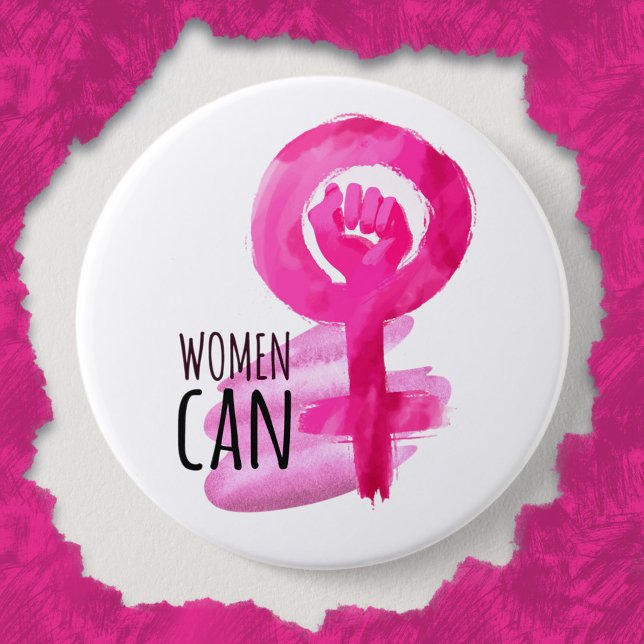 "Frauen können Solidarität" Button (Von Creator hochgeladen)