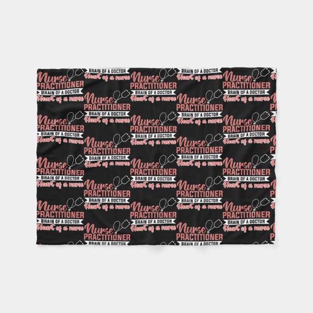 Frauen Krankenpfleger Gehirn eines Arztes Herz Fleecedecke (Vorderseite (Horizontal))