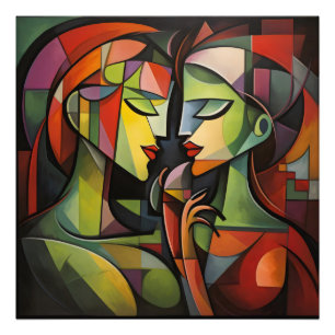 Frauen Kubismus Abstrakte Kunst Fotodruck