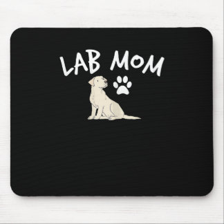 Frauen Labrador Retriever Labrador Mama Hund Welpe Mousepad