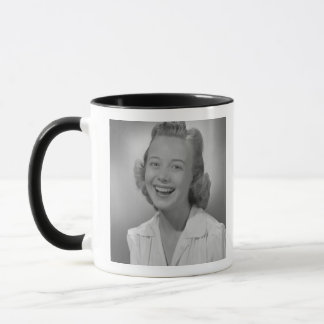 Frauen-Lächeln Tasse