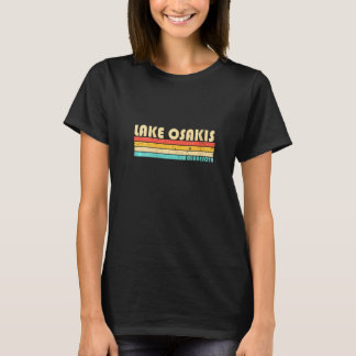 Frauen Lake Osakis Minnesota Lustiges Angeln Campi T-Shirt