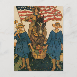 Frauen-Land-Armee Postkarte
