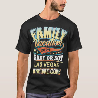 Frauen Las Vegas Familienurlaub 2021 Beste Erinner T-Shirt