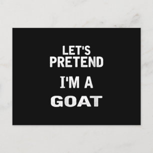Frauen lassen sich so tun, als wäre ich ein goatri feiertagspostkarte