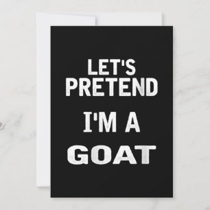 Frauen lassen sich so tun, als wäre ich ein goatri save the date