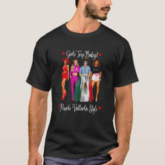 Frauen LatinaGirls Puerto Vallarta Urlaub Hennig P T-Shirt