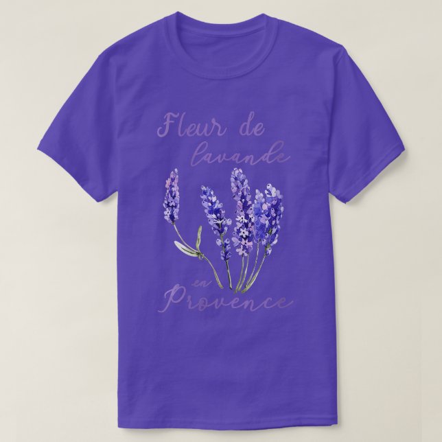 Frauen Lavender Pflanze Frankreich Provence Blume  T-Shirt (Design vorne)