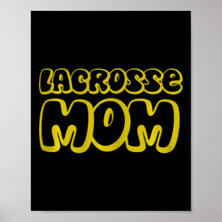 Frauen Lax Mama Muttertag Lacrosse Mama Poster