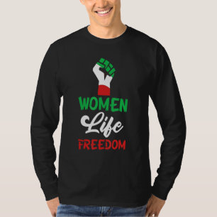 Frauen Lebensfreiheit Niedlich iranische Flagge Fr T-Shirt