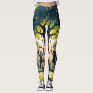 Frauen Leggings bedeckte Kindertraeume