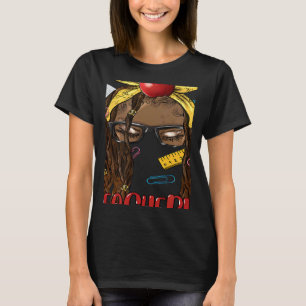 Frauen lehren Leben Brille zurück zur Schule Geogr T-Shirt