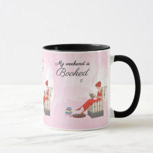 Frauen lesen Bücher Tasse