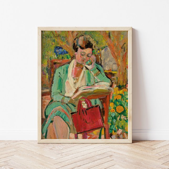 Frauen lesen | George Leslie Hunter Poster (Von Creator hochgeladen)
