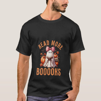 Frauen lesen mehr Bücher Ghost Coquette Bow Funny  T-Shirt
