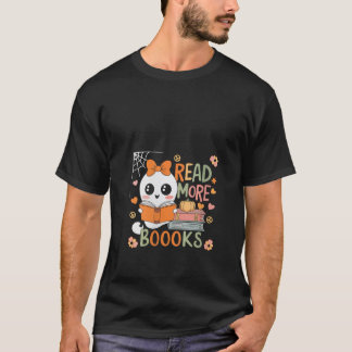 Frauen lesen mehr Bücher über Niedliche Ghost Pump T-Shirt