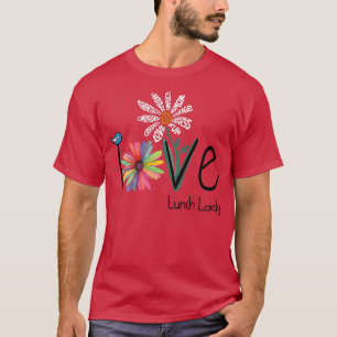 Frauen Liebe Daisy Blume Mittagessen Lady Premium T-Shirt