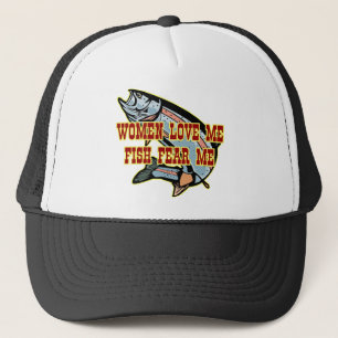 Frauen Liebe Me Fisch Angst mir Truckerkappe